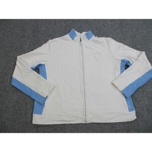 Lauren Ralph Lauren Jacket Womens XL White‎ Full Zip Mock Neck Lauren Active